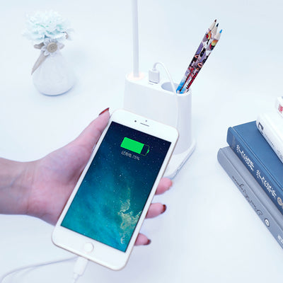Lámpara LED Recargable USB con Soporte para Teléfono - Image 4