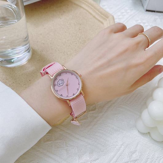 Reloj Colgante para Chicas con Diseño de Corazón y Estilo Macaron - Image 5