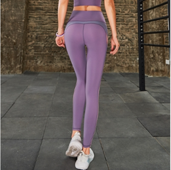 Leggings Deportivos con Bolsillos y Costuras Reforzadas para Yoga