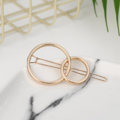 Pasador de Cabello Geométrico Estrella y Luna - Diseño Minimalista Europa América - Image 12
