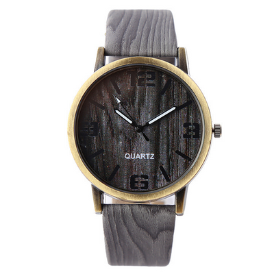 Reloj de Pulsera con Diseño de Veta de Madera - Image 3