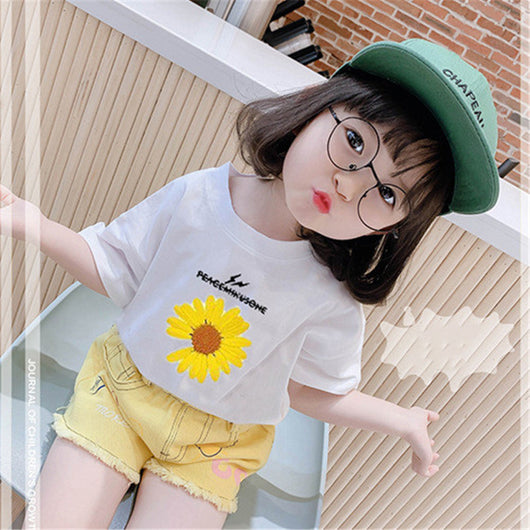 Playera de Algodón para Niñas con Manga Corta - Image 23