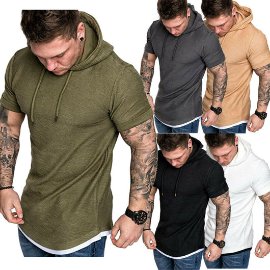 Sudadera con Capucha de Color Sólido
