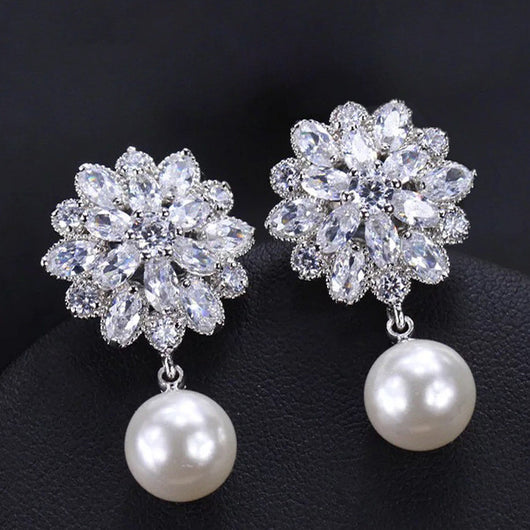 Aretes de Circonita Micro Prisma Hielo - Image 12