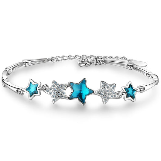 Pulsera Estrella Azul para Mujer