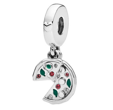 Pulsera de Cuentas con Diseño de Pizza