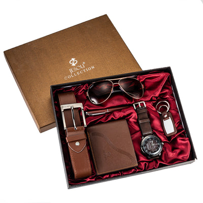 Conjunto de Regalo Elegante para Hombre: Reloj, Cinturón y Billetera - Image 12