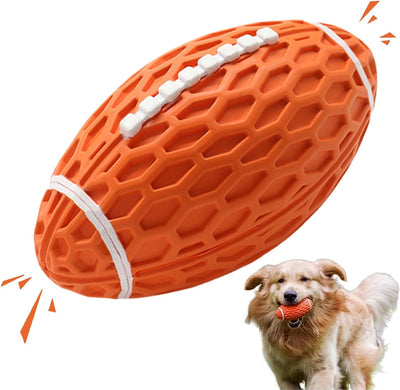 Juguete de Rugby Resistente para Perros Grandes - Diseño Duradero con Sonido Chirriante - Image 2