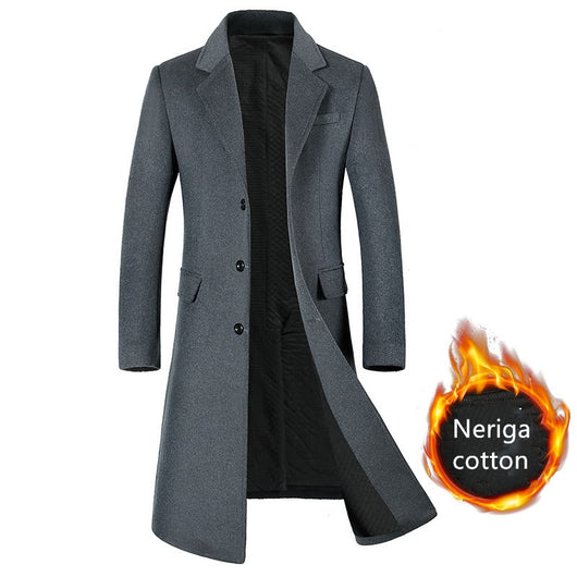 Abrigo de Lana para Hombre - Otoño e Invierno - Image 11