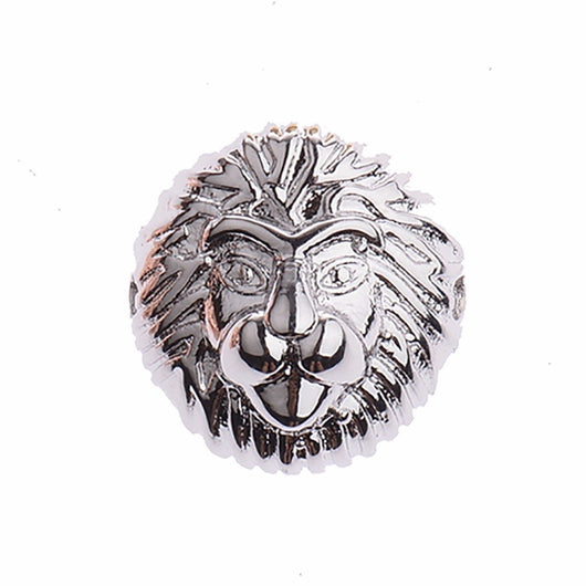 Abalorio Cabeza de León en Cobre para Pulseras de Hombre - Accesorio de Joyería Premium - Image 6