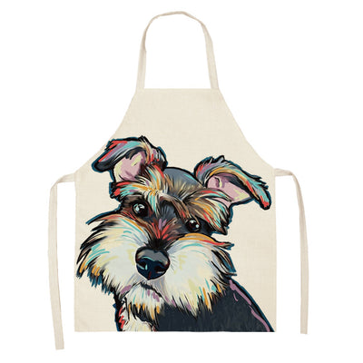 Delantal Dacron Estampado Serie Animales Perro - Image 5