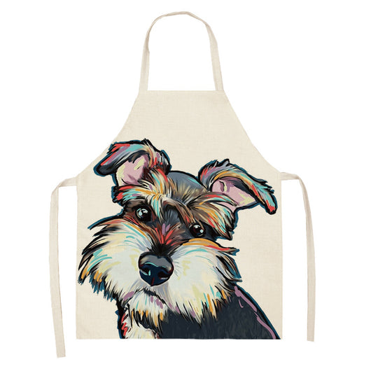 Delantal Dacron Estampado Serie Animales Perro - Image 5