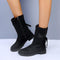 Botas de Invierno Martin con Tacón Grueso y Forro de Lana