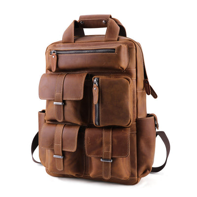 Bolsa de Cuero Crazy Horse Retro para Hombre - Image 12