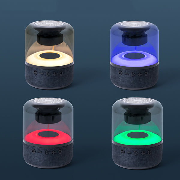 Parlante Inalámbrico Bluetooth con Luces LED Multicolor