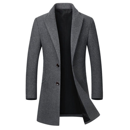 Abrigo Largo de Lana para Hombre - Elegancia y Calidez