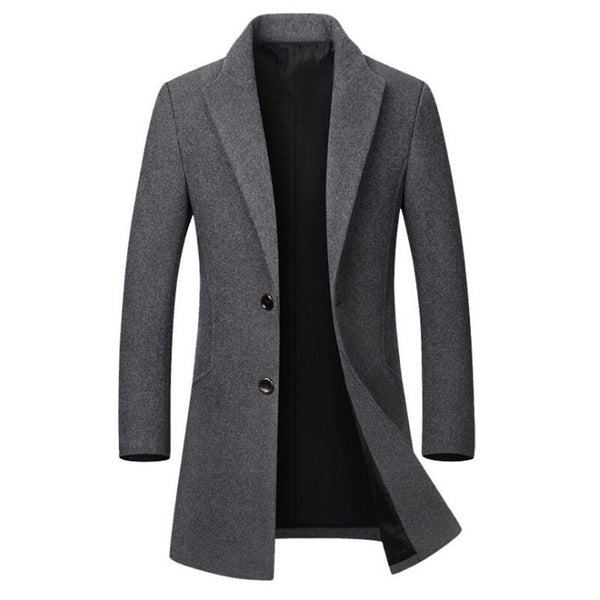 Abrigo Largo de Lana para Hombre - Elegancia y Calidez