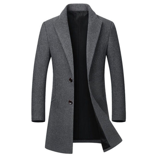 Abrigo Largo de Lana para Hombre - Elegancia y Calidez