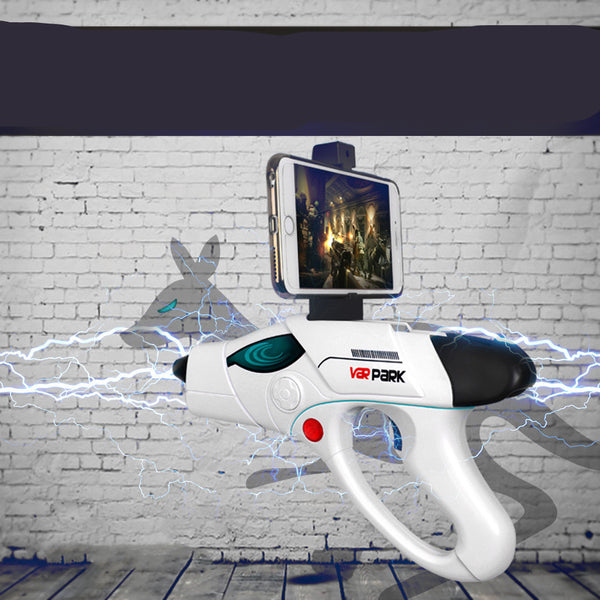 Pistola de Juego VR 4D con Bluetooth, Soporte para Teléfono y Control Remoto Inteligente