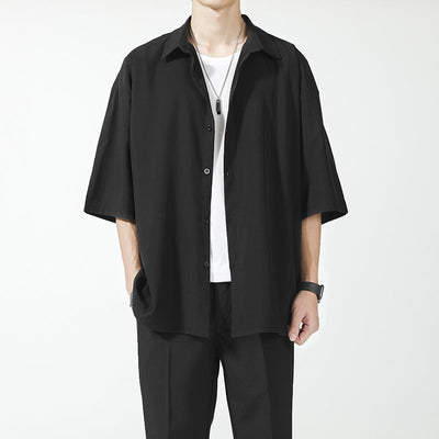 Camisa Hombre Fresca Sin Arrugas Primavera Verano - Image 12