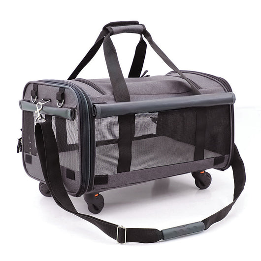 Bolsa de Transporte Plegable con Ruedas para Gatos - Image 5