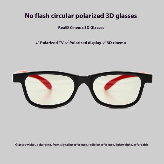 Gafas Estéreo 3D con Lentes Polarizadas Transparentes - Image 3