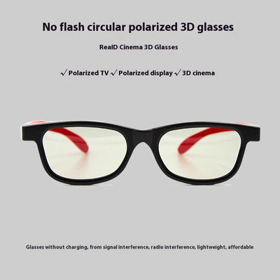Gafas Estéreo 3D con Lentes Polarizadas Transparentes - Image 3