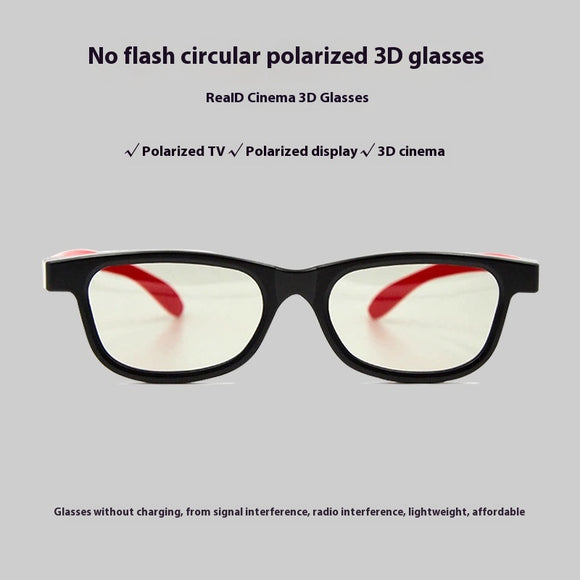 Gafas Estéreo 3D con Lentes Polarizadas Transparentes