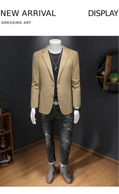 Blazer Casual de Pana Slim Fit para Hombre - Image 15