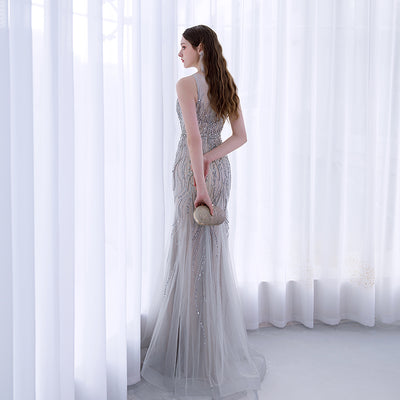 Vestido de Noche Elegante Silueta Sirena para Eventos Exclusivos - Image 13
