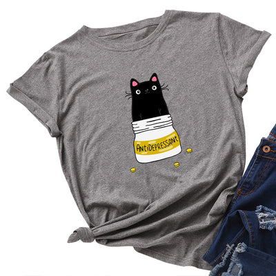 Camiseta Básica Mujer Cuello Redondo Manga Corta 100% Algodón - Image 18