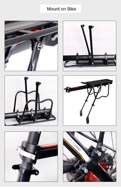 Portaequipajes Trasero de Aluminio para Bicicleta - Image 16