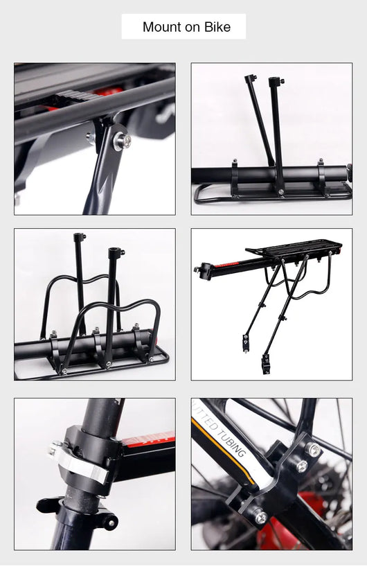 Portaequipajes Trasero de Aluminio para Bicicleta - Image 16