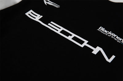 Camiseta Suelta de Cuello Redondo con Letra - Manga Corta - Image 12