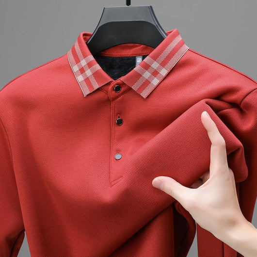 Chompa Polar Suelta para Hombre Otoño Invierno - Cuello Solapa Versátil - Image 7