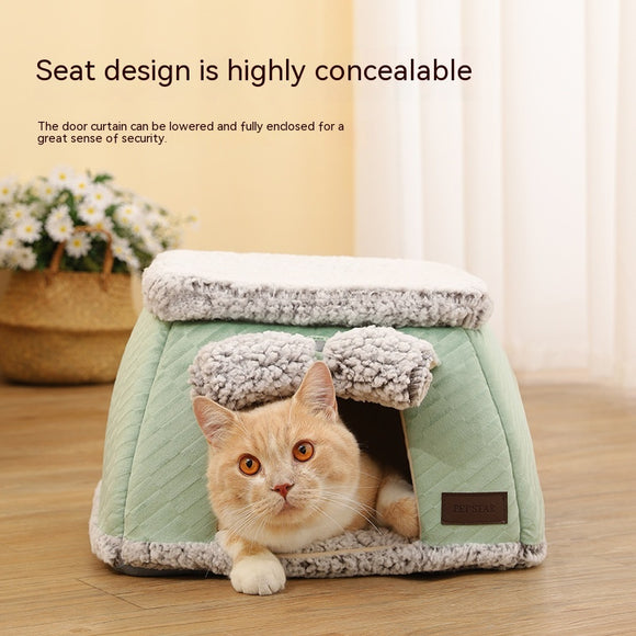 Cama Térmica Cerrada Autocalefactable para Mascotas