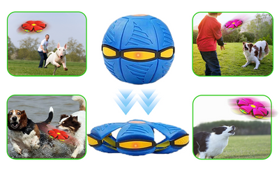Pelota Voladora UFO con 6 Luces LED para Perros y Niños - Image 17