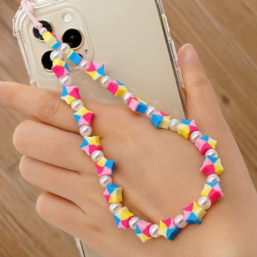 Cadena Personalizadas para Celular con Perlas Imitación - Accesorio Elegante para Chicas - Image 26