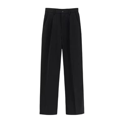 Pantalones de Corte Recto Sin Planchado con Caída Elegante - Image 4