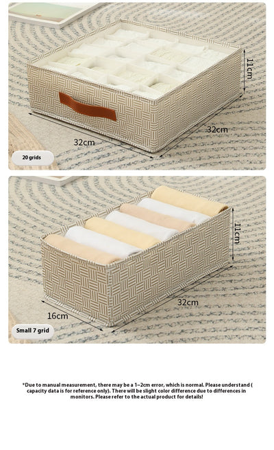Organizador de Ropa Interior con Compartimentos - Caja Almacenaje para Cajón - Image 18