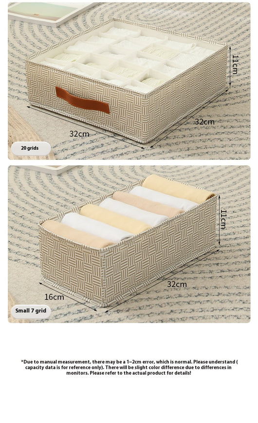 Organizador de Ropa Interior con Compartimentos - Caja Almacenaje para Cajón - Image 18