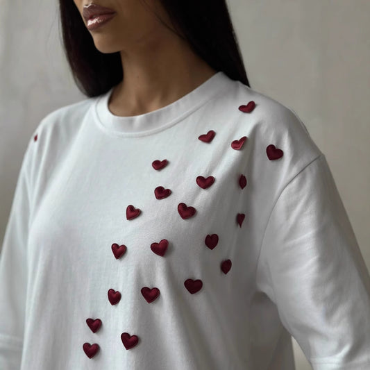 Playera Casual para Mujer con Bordado Love - Image 2