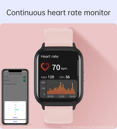 Reloj Inteligente Deportivo 1.83" con Monitor Cardíaco, Sueño y Bluetooth IP68 - Image 20