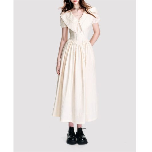Vestido Ajustador de Cintura con Cuello Tipo Muñeca - Diseño Francés Elegante - Image 9