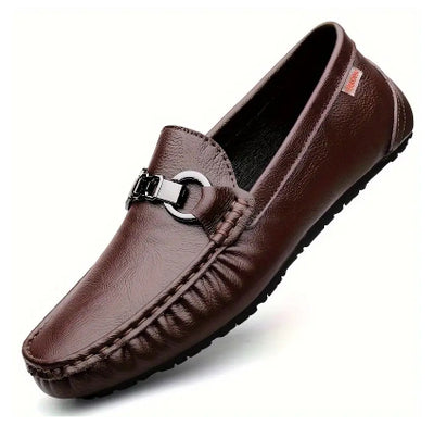 Zapatos Casuales de Cuero con Suela Flexible y Transpirables para Hombre - Image 6