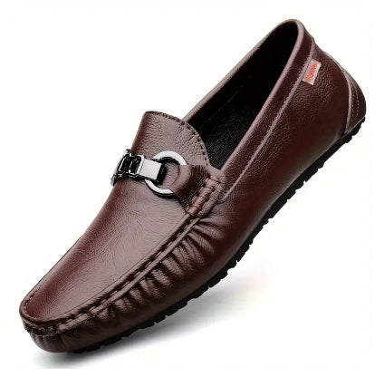 Zapatos Casuales de Cuero con Suela Flexible y Transpirables para Hombre - Image 6