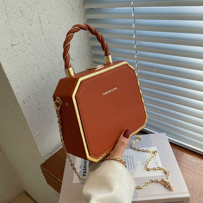 Bolso de Diseño Exclusivo con Asa al Hombro - Cartera Cuadrada de Moda - Image 16