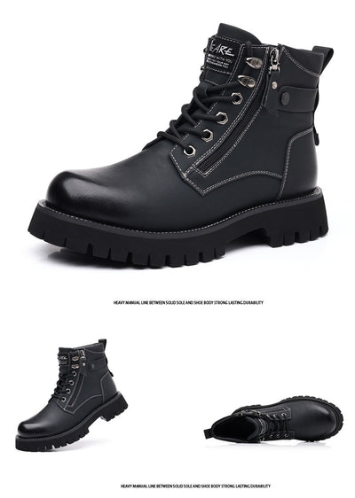 Botas Altas de Terciopelo Térmicas con Aumento de Altura - Image 18