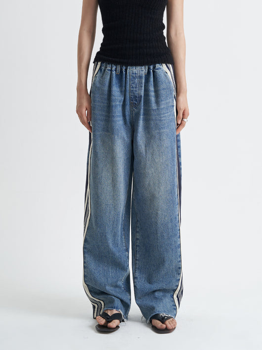 Jeans para Mujer con Detalles de Costura Artesanal y Lavado Vintage - Image 10