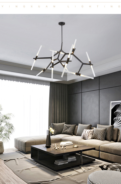 Lámpara Colgante Minimalista de Diseño Irregular para Sala y Comedor - Image 16